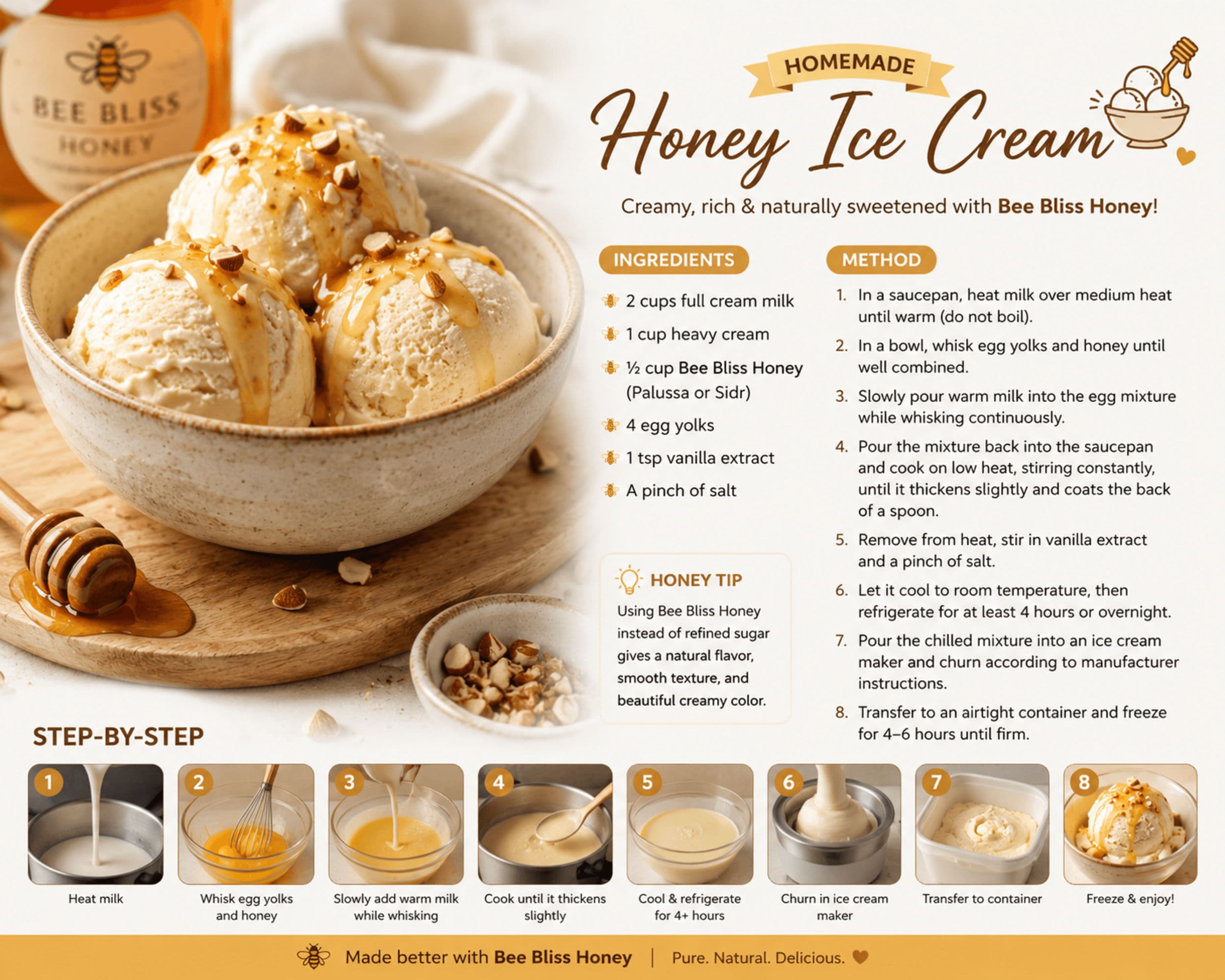 Honey Ice-Cream